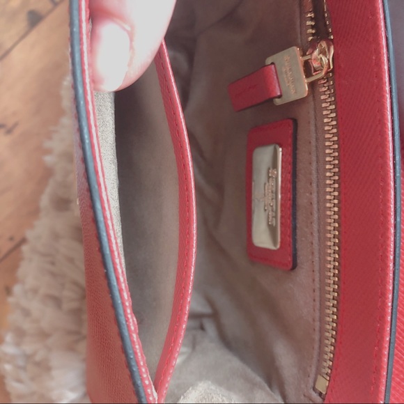 NWT Serapian red crossbody leather purse - Picture 5 of 9